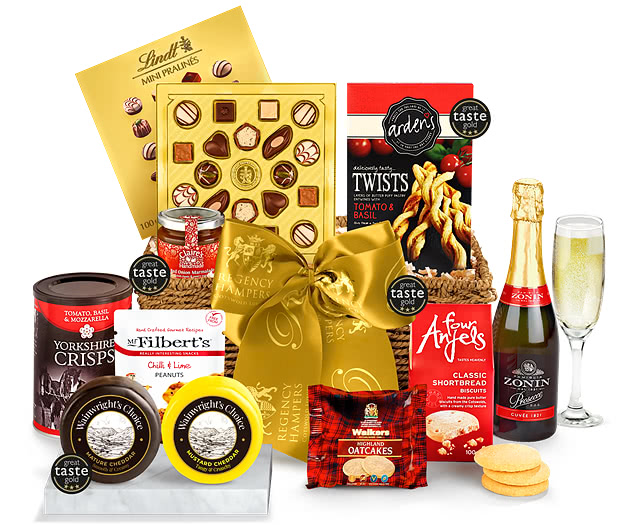 Thank You Oxford Hamper With Prosecco